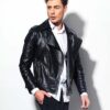 Black Leather Jacket - Görsel 2